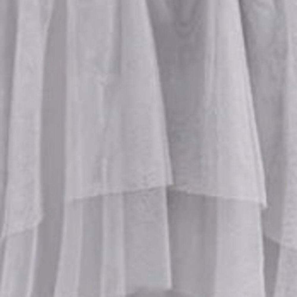 Micas denim & tulle midi skirt in light blue and gray - Picture 8 of 8